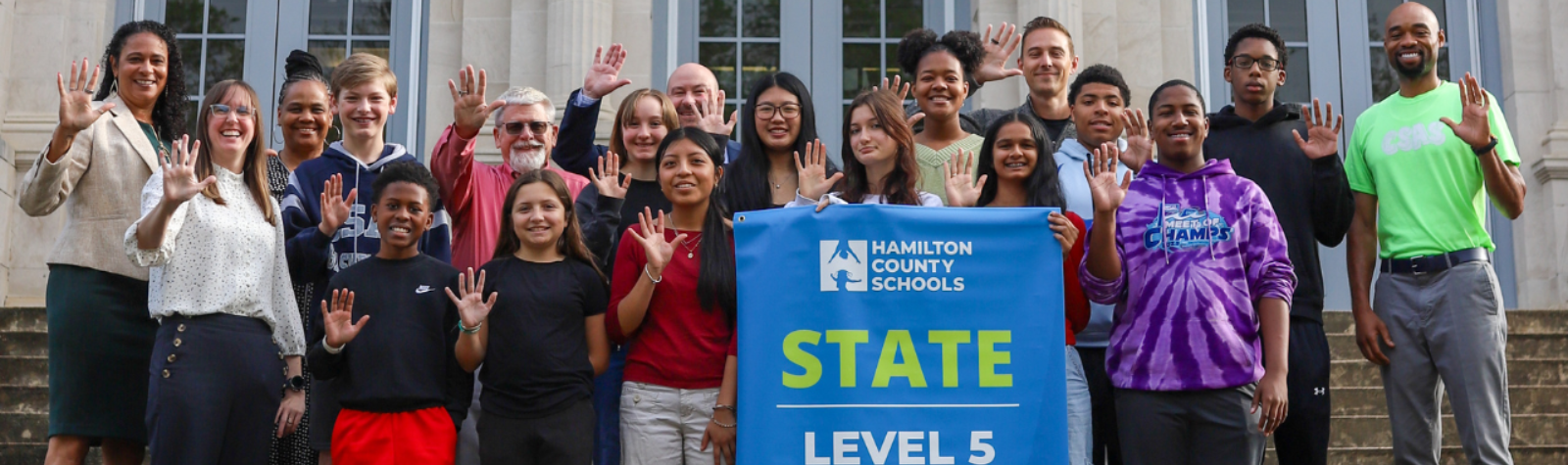 Apison Elementary School Presented 2023-2024 Level 5 Banner