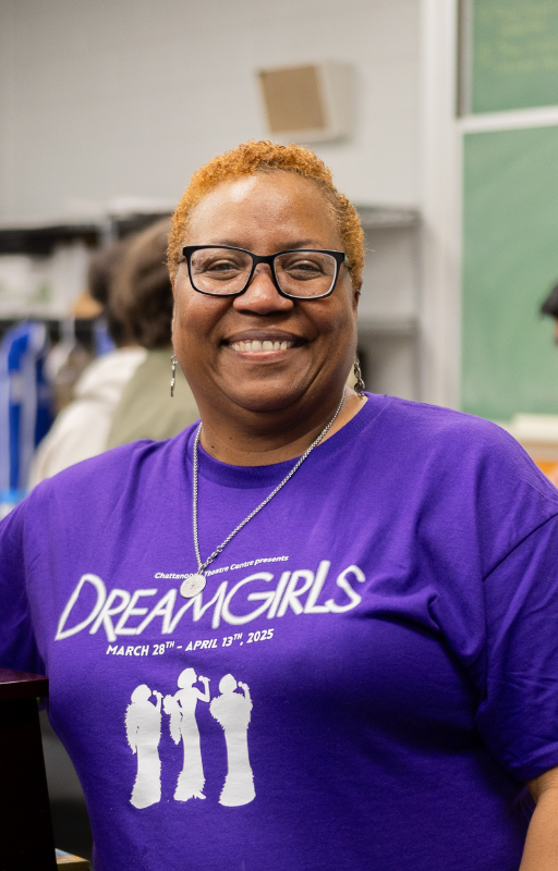 Neshawn Calloway-2 A teacher poses for a photo