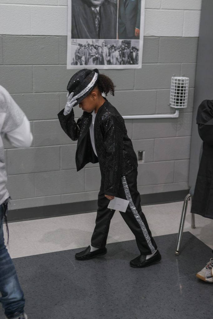 BHM Live Museum Harrison ELM-16 A student poses for a photo