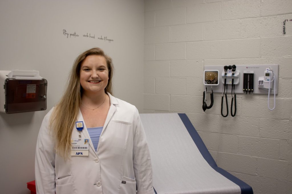 Howard Clinic-10 Advanced Practice Nurse in howard connect exam room