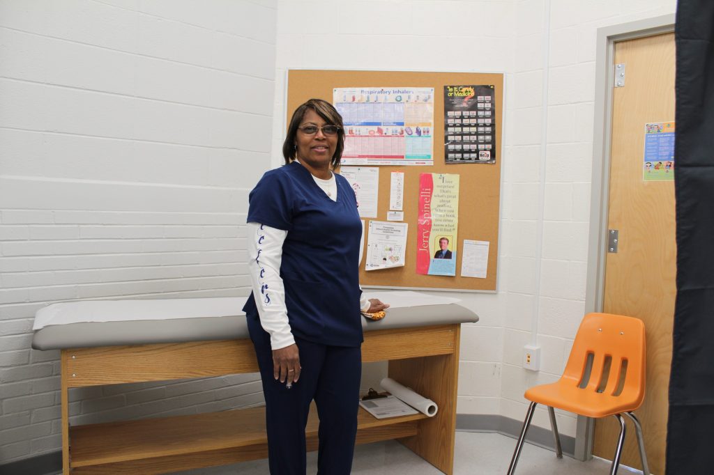 Howard Connect_2 nurse in howard connect medical exam room