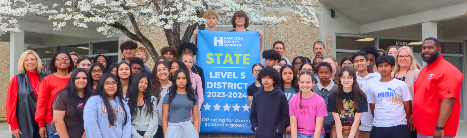 Ooltewah Middle Presented 2023-2024 Level 5 Banner