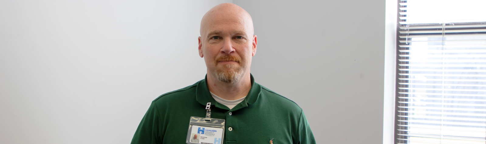 Director of Safety and Security Vaughn Crane in his office