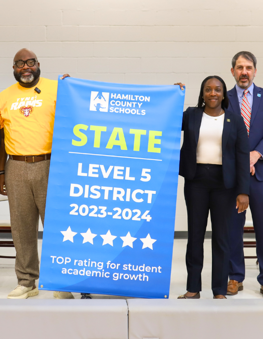 Leadership pose for a banner presentation photo