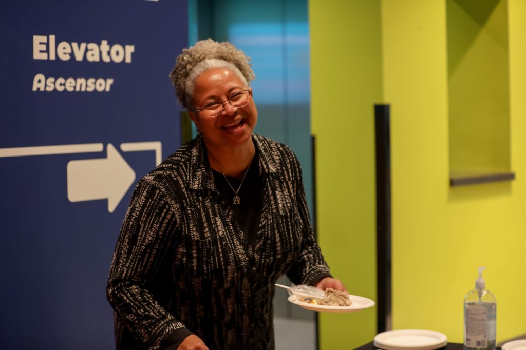 New _ Teacher Mentor Program-14 A teacher laughs