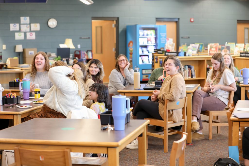 New _ Teacher Mentor Program-4 Teachers laugh