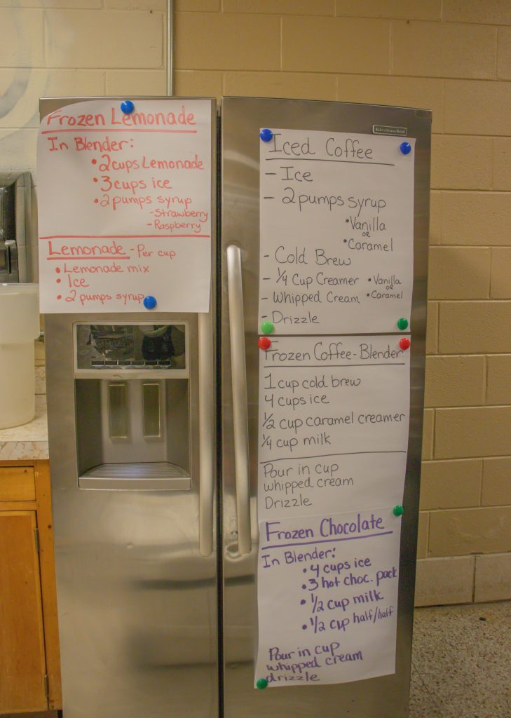 OHS 9.11.24-17 refrigerator in Ootlewah High Culinary Classroom, future ready pathway