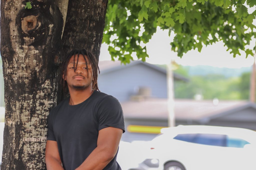 SS Hixson Adam -5 A student poses for a photo