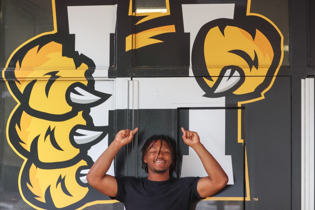 SS Hixson Adam -7 A student poses for a photo