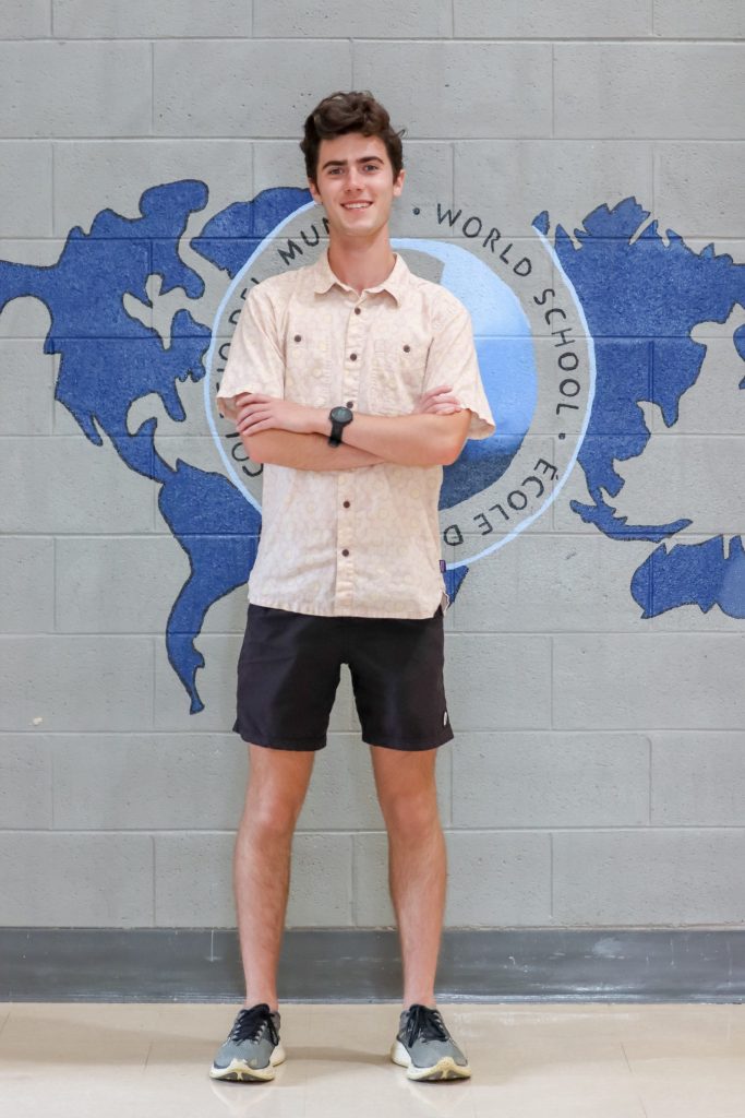 SS SMMHS Simon Lewis-1 A student poses for a photo