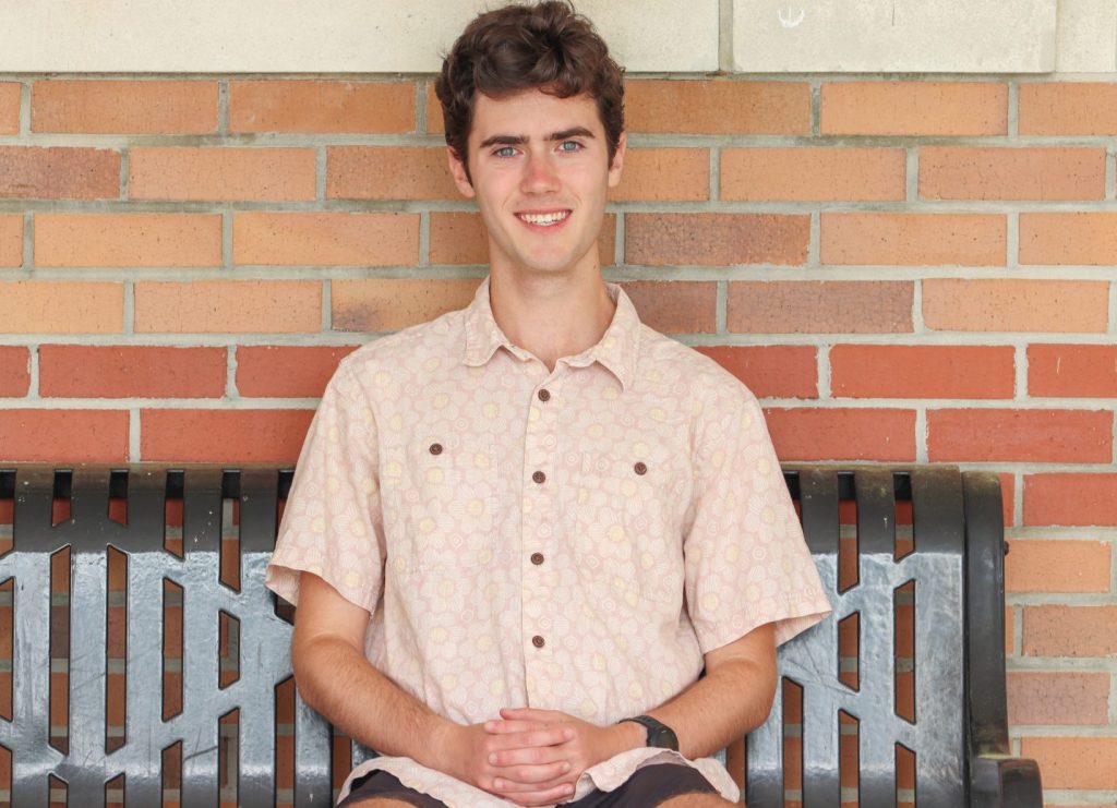 SS SMMHS Simon Lewis-6 A student poses for a photo