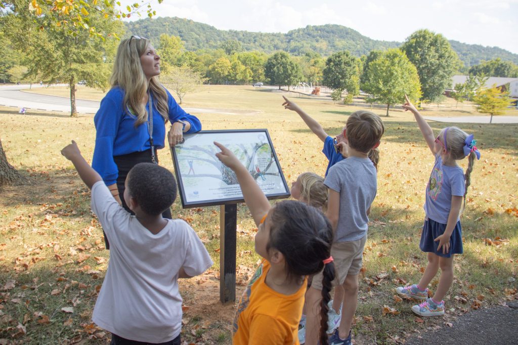 Storybook Trail 8.29.24-24 A group on the Storybook Trail