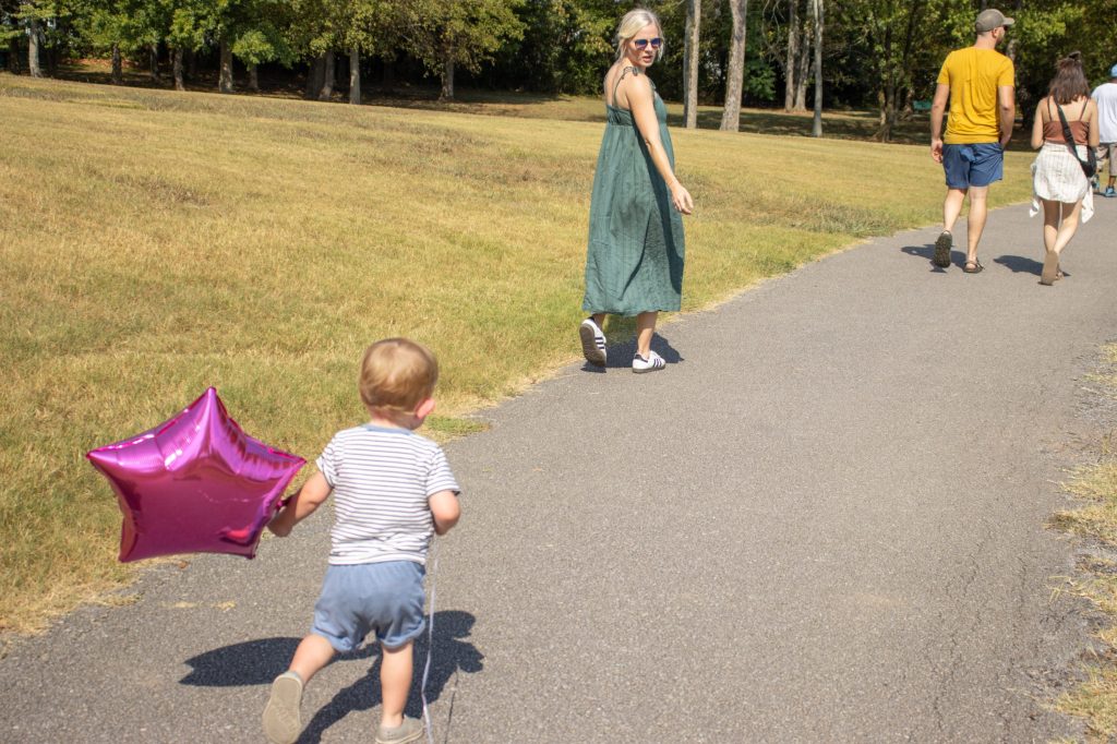 Storybook Trail 8.29.24-27 A group on the Storybook Trail
