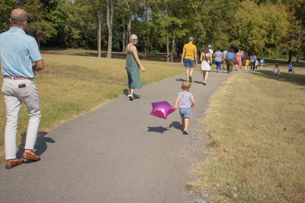 Storybook Trail 8.29.24-28 A group on the Storybook Trail